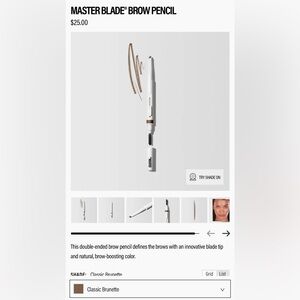 Makeup By Mario Master Blade Brow Pencil - NEW